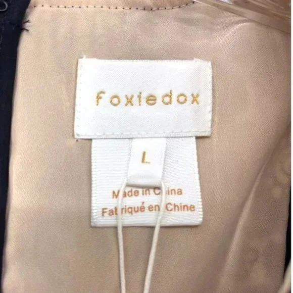 Foxiedox Asha Embroidered Lace A-Line Dress NWT Sz L - Picture 10 of 12